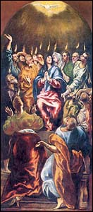 Pentecost - El Greco Painting