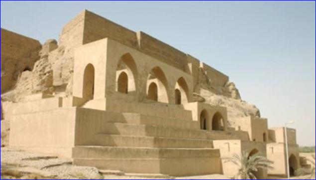 The Assyrian Green Church in Tikrit, Iraq, built in the 7th century, which was destroyed by ISIS