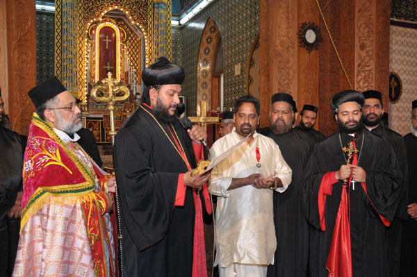 Babu Vadakedathu with Theethose Thirumeni