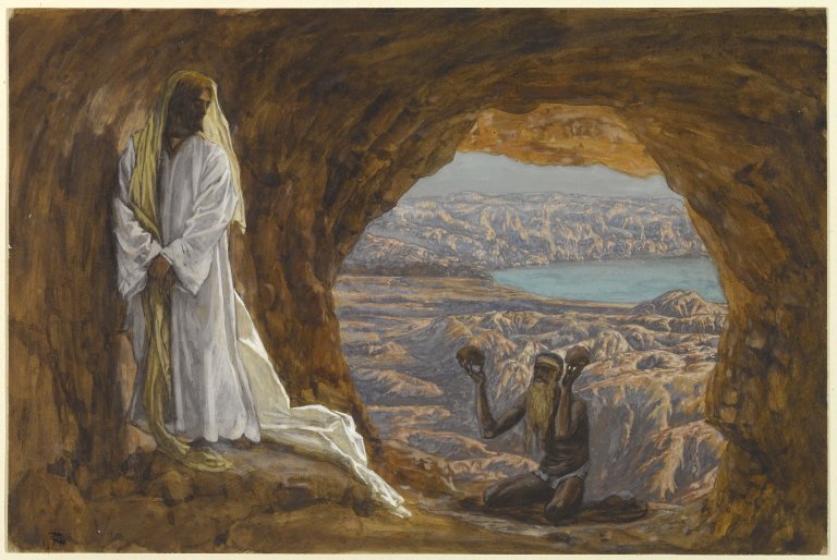 Jesus Tempted in the Wilderness by James Tissot (Brooklyn Museum)