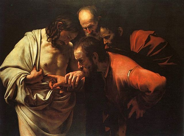 Caravaggio, The Incredulity of Saint Thomas, 1601