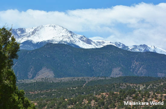 Cheyenne Mountains, CO viewd from Garden of Gods, Colorado Springs. Photo by Dr. Jacob Mathew