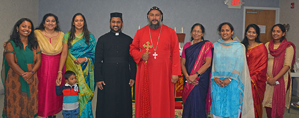 Theethose Thirumeni in St. Basil's Syriac Orthodox Church, Cleveland, November 2017