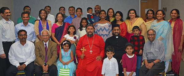 Theethose Thirumeni in St. Basil's Syriac Orthodox Church, Cleveland, November 2017