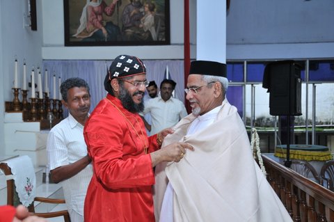 Very Rev. Kuriakose Kizhakkedathu Cor Episcopa - send off party at St. Joseph's Cathedral - Oct 2012