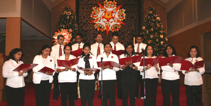 OMCC Choir at the Christmas Program, Columbus Ohio, Dec 16, 2012