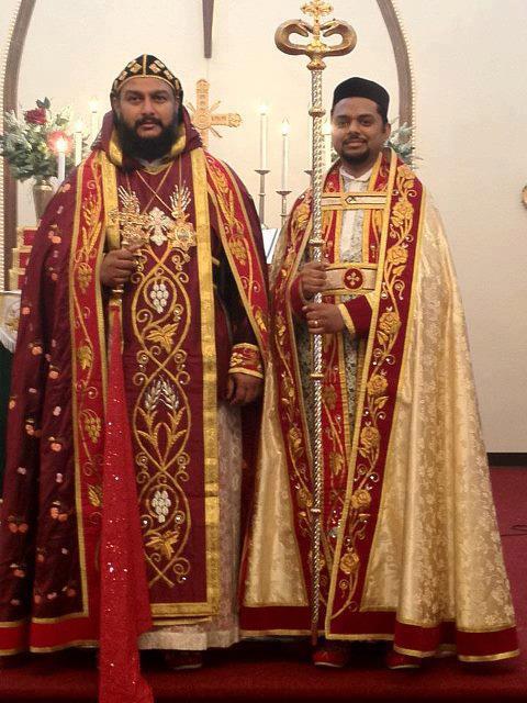 Rev. Fr. Zachariah Varghese, Austin, Texas at his ordination on May 26, 2012