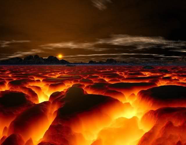 Firey Landscape