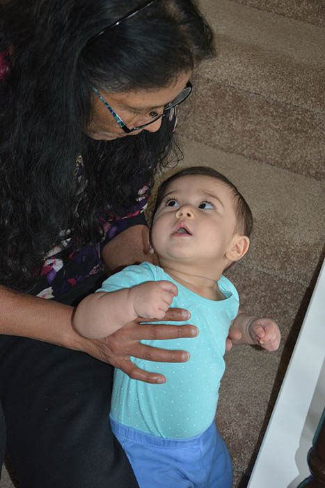 Maia with her Godmother - December 2014 - Austin, TX