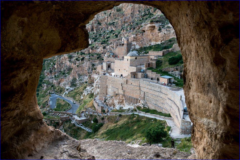 Seventh-Century Rabban Hormizd Monastery Overlooks the Nineveh Plains in Iraq