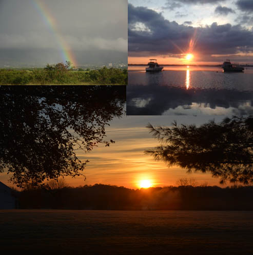 Sunrise at Australia, Hawaii and America's Northcoast