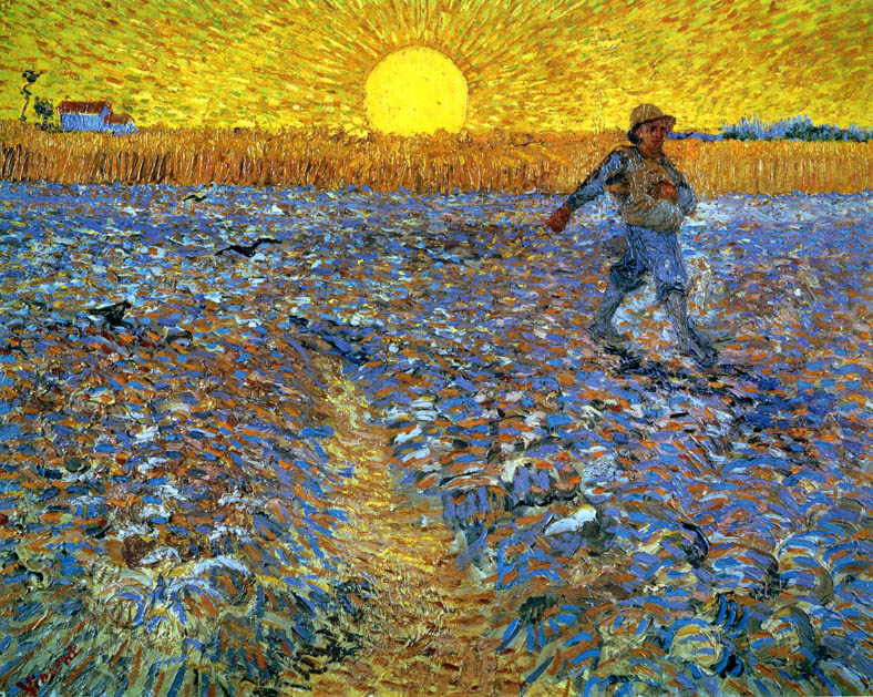 The Sower with Setting Sun by Vincent Van Gogh